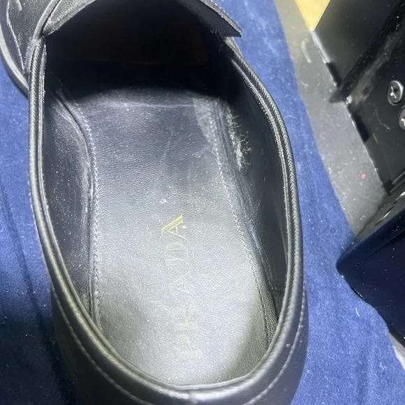 Prada Men\'s Saffiano Leather Slip Ons size 9.5 Prada | Shoes | Prada Mens Saffiano Leather Penny Drivers  main image 4